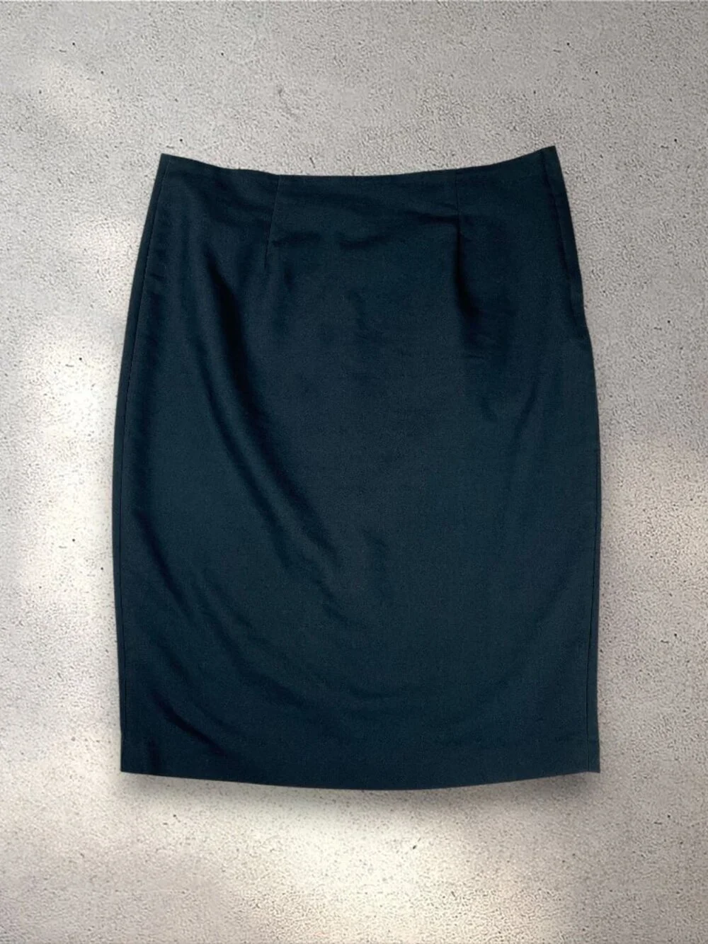 Harve Benard Pencil Skirt Women's Size 10 Navy Blue Dark Academia Office Siren